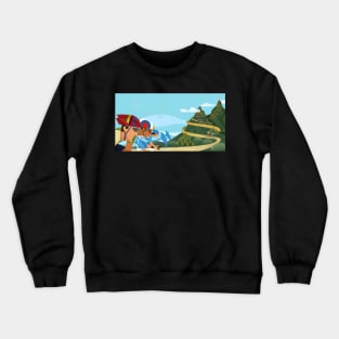 Copa Vo2 Race Cycling Poster Crewneck Sweatshirt